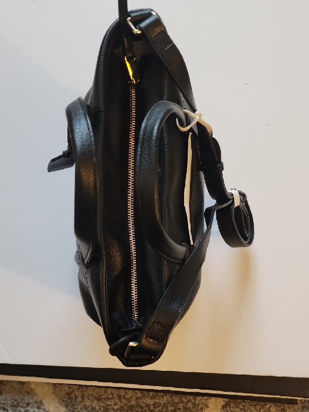 RADLEY LONDON Rivington Black Pebble Leather Satchel. NWT - Picture 6 of 15